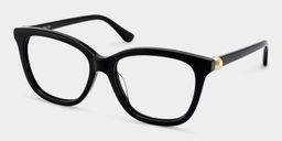 Isabella Black Square Glasses3