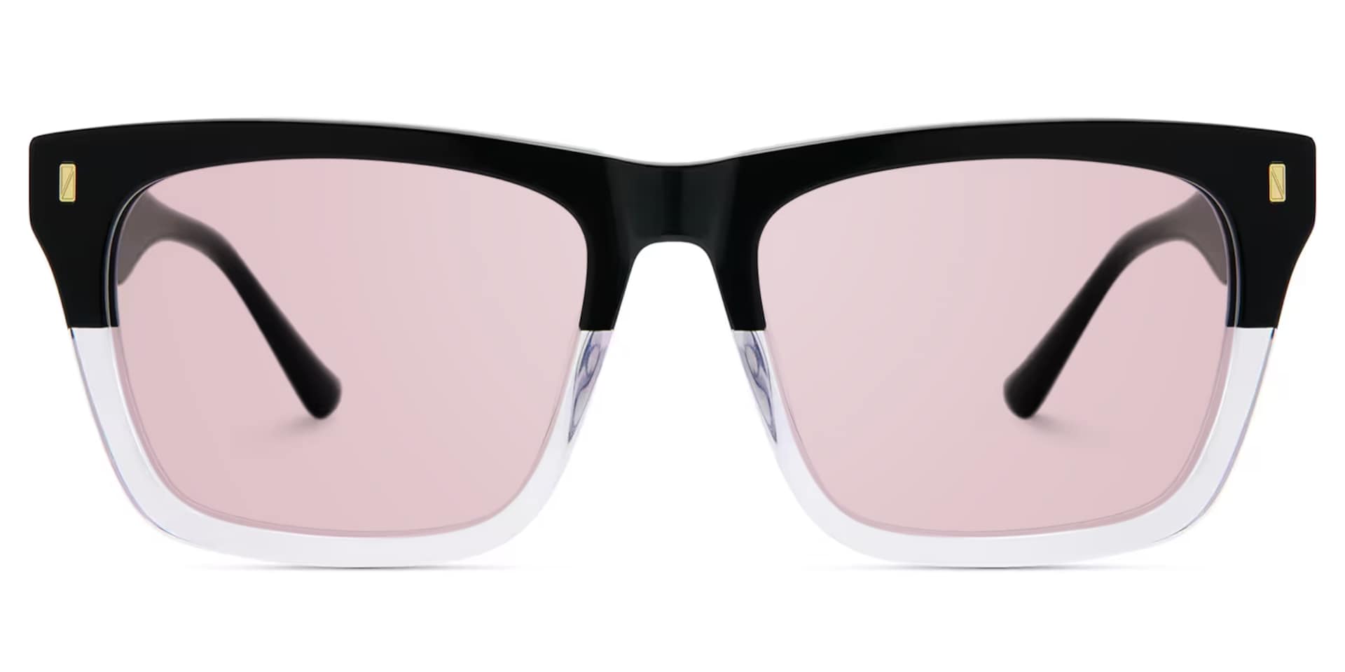 Rectangular Spectacle Frames with Brown Blue Color0