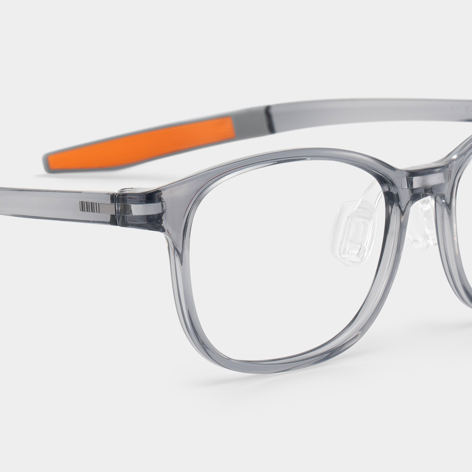 Cody Rectangle Gray Glasses4