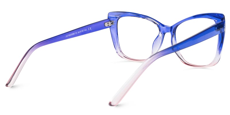 Square Farris Blue Glasses deals -Zeelool Glasses3