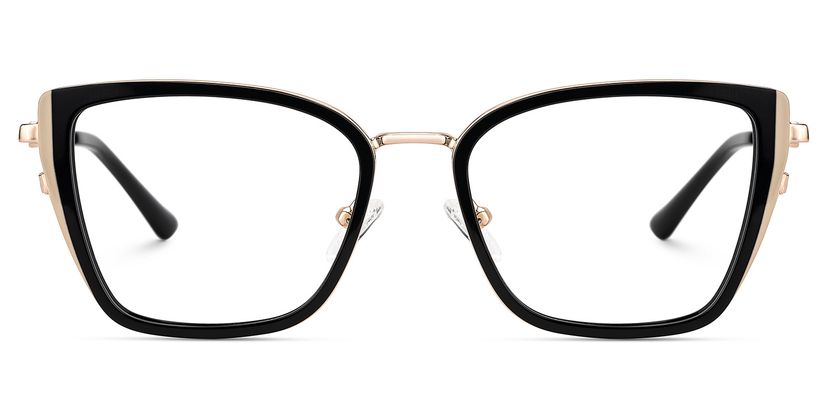 Juniper Rectangle Black Glasses