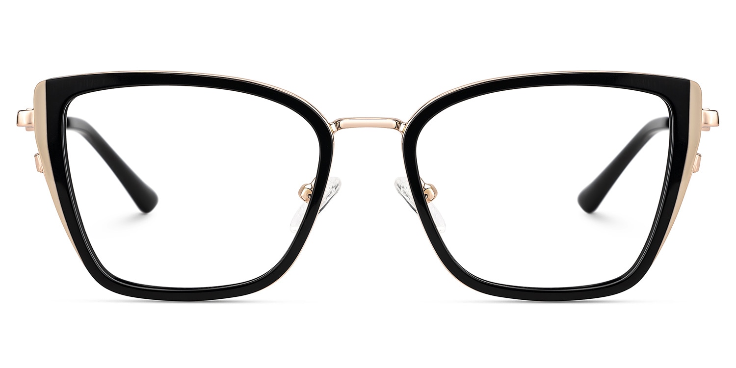 Juniper Eyeglasses in Square Black Frame | Zeelool3