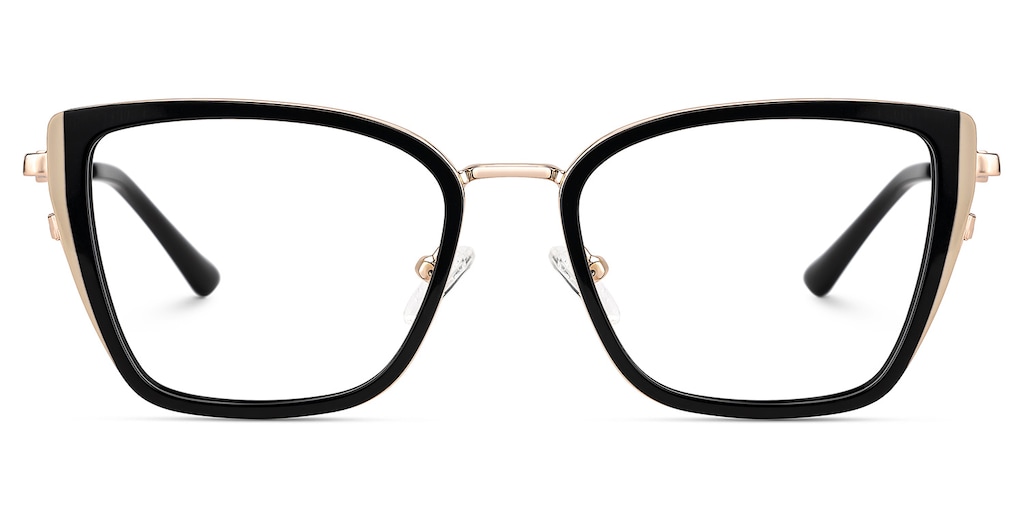 Juniper Rectangle Black Glasses