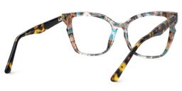Nunnally Cateye Floral Glasses5