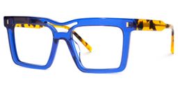 Tamekia Square Blue Glasses1