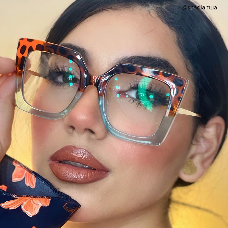 Qatar Square Tortoise Glasses and Wide Frames7