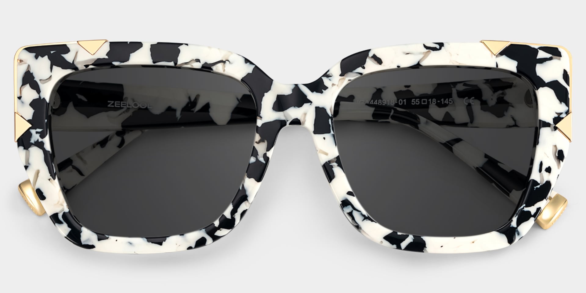 Dax Square cow print Frame Eyeglasses for Women| ZEELOOL1