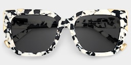 Dax Square cow print Glasses1