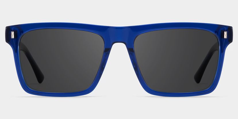 Henry Blue Rectangle Sunglasses