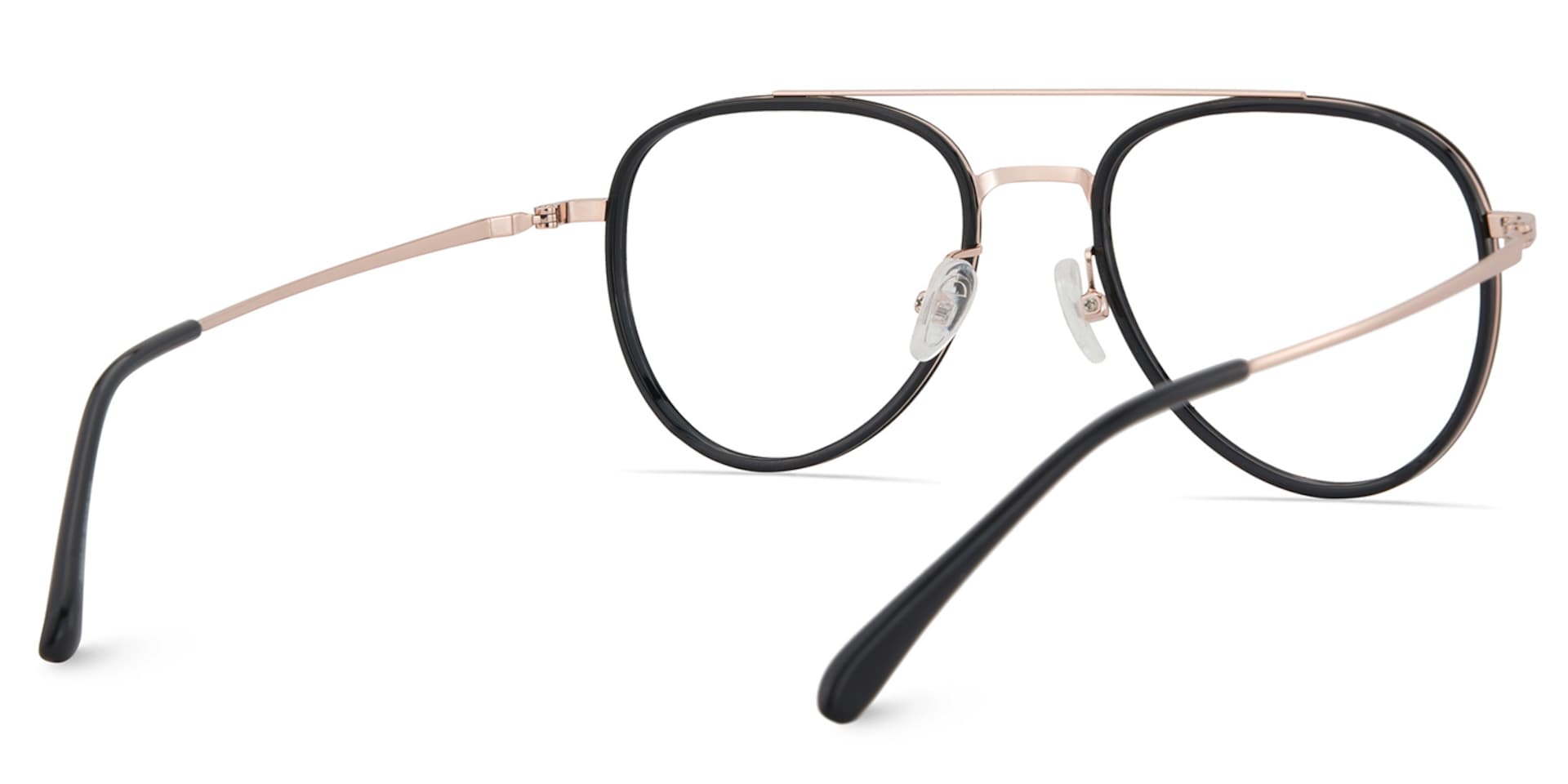 Serrano Avaitor Black Glasses | Zeelool Glasses4