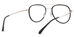 Serrano Avaitor Black Glasses4