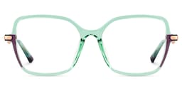 Rendon Square Green Glasses0