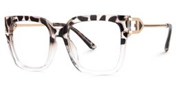 Juany Square Tortoise Glasses1