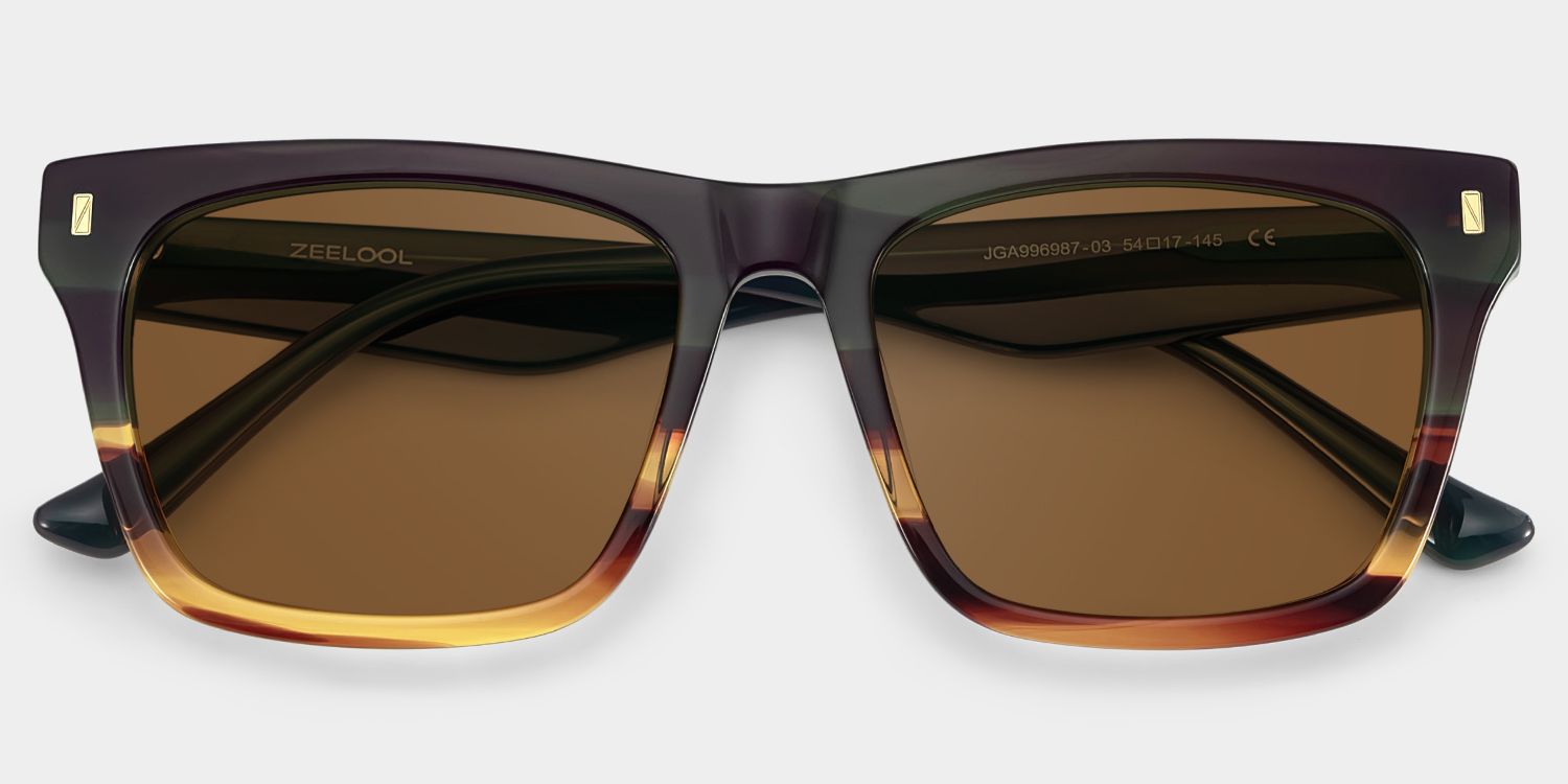 Brookins rectangular tortoise shell glasses Online | ZEELOOL1