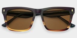 Brookins Rectangle Multicolor Glasses1