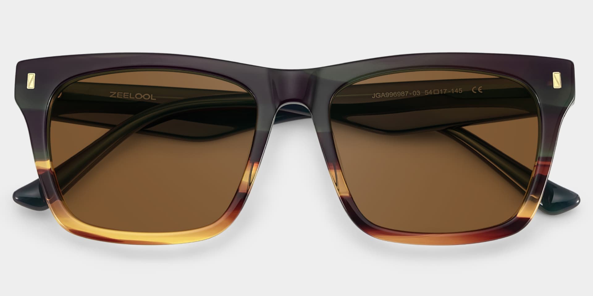 Brookins rectangular tortoise shell glasses Online | ZEELOOL1