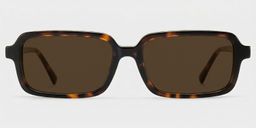 Danielle Tortoise Rectangle Glasses0