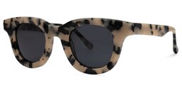 Tyroshia Round Tortoise Sunglasses1