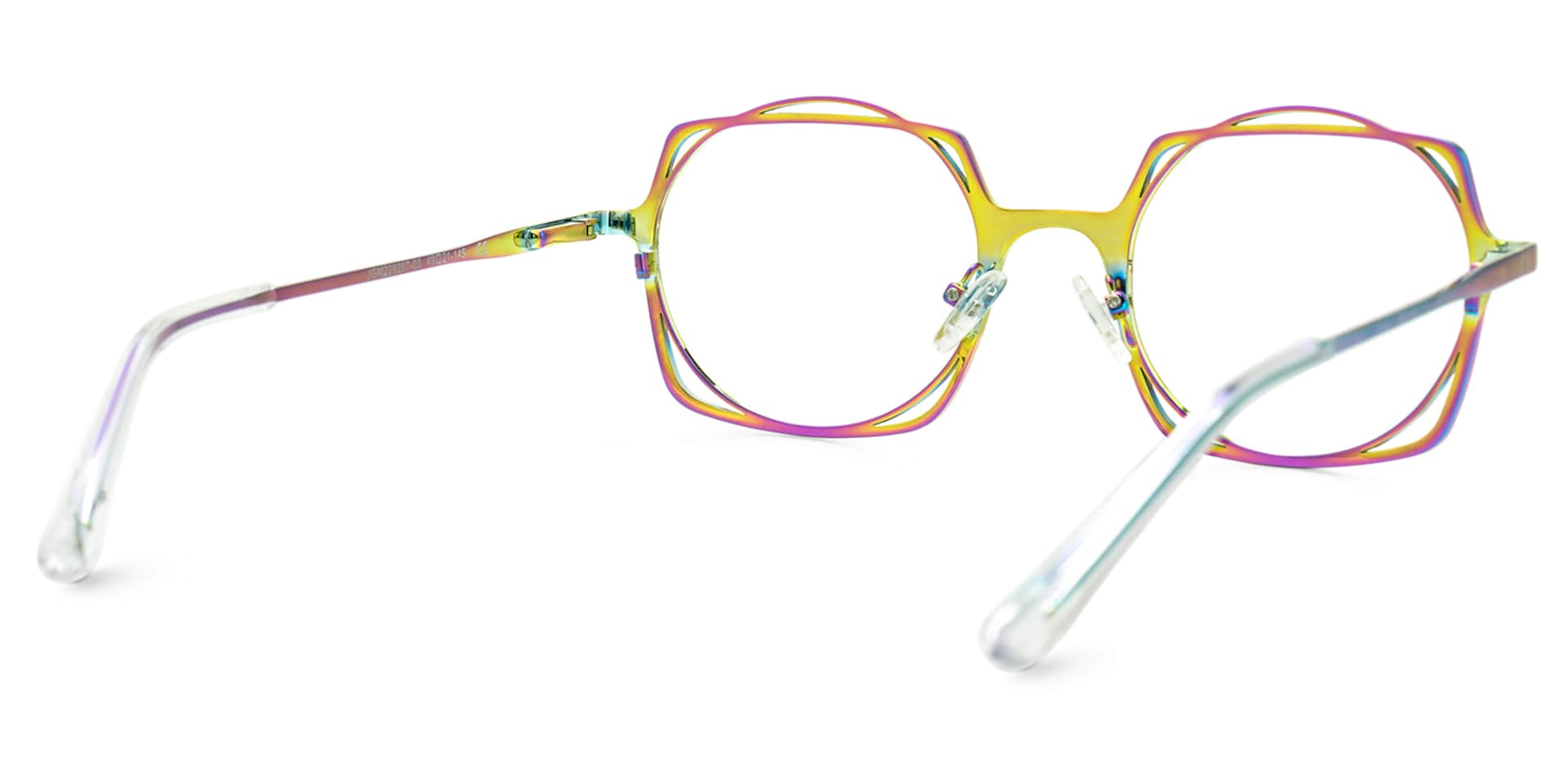Modebe Iridescent Eyeglass Frames in Square Full-Frame  | Zeelool3