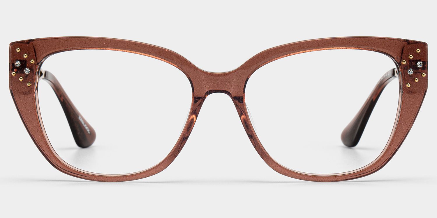 Alma Butterfly Brown Maroon Glasses Frames for Women| ZEELOOL1