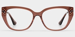 Alma Butterfly Brown Glasses1