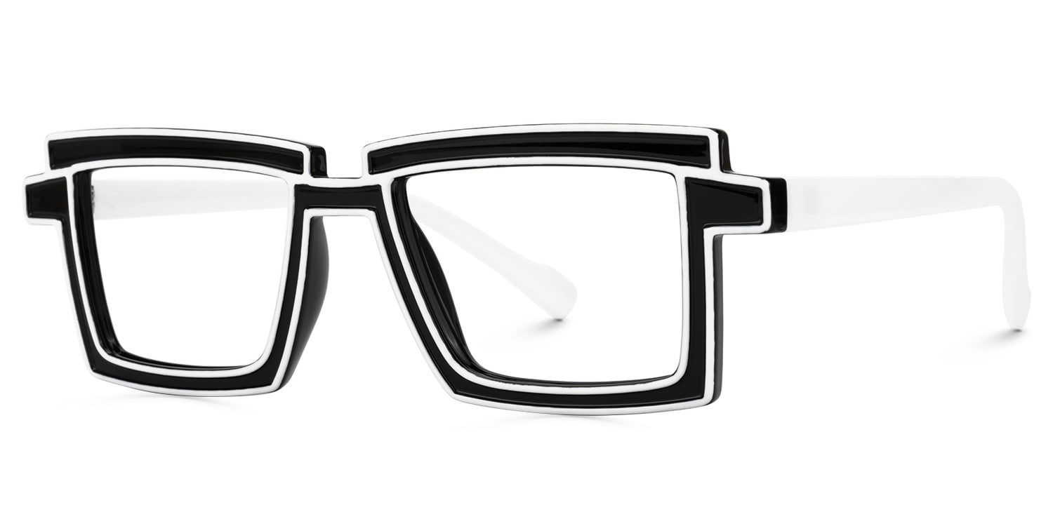 Cyberpunk-Style Zephyr Black Frame Glasses | Zeelool2