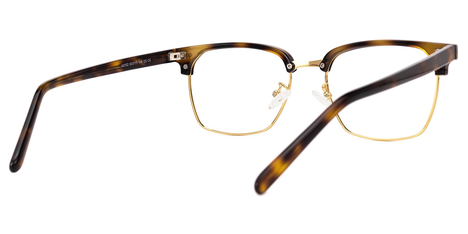 Keshia Browline Tortoise Glasses | Zeelool Glasses