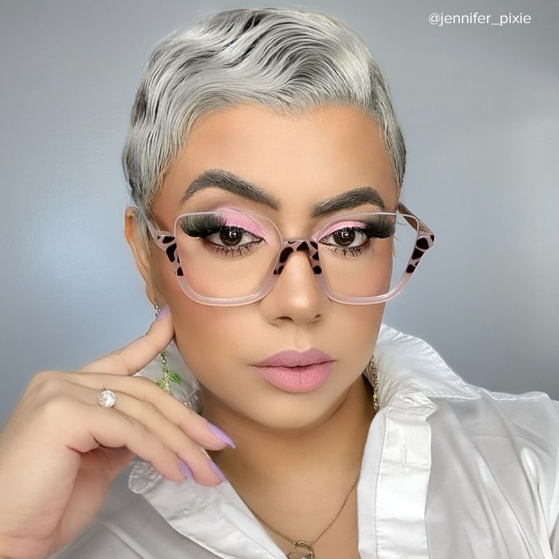 Kellina Square Two-Tone Glasses