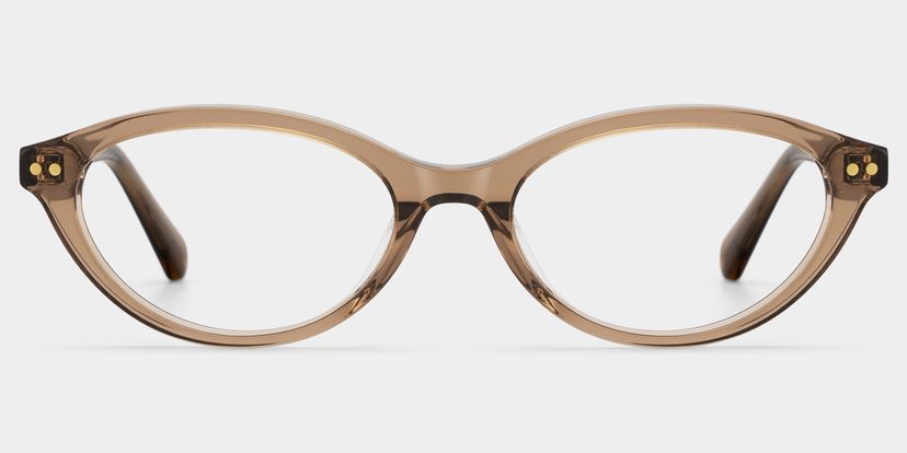 Ashby Brown Oval Glasses