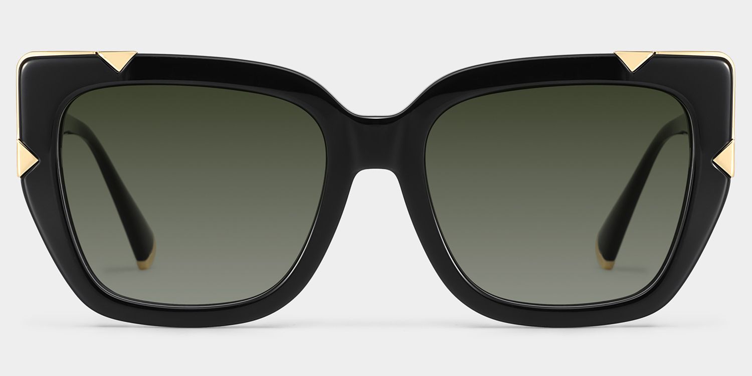 Dax Square Black Frame Eyeglasses for Women| ZEELOOL