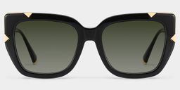 Dax Square Black Glasses0