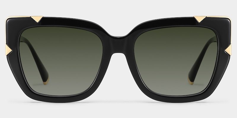 Dax Square Black Glasses