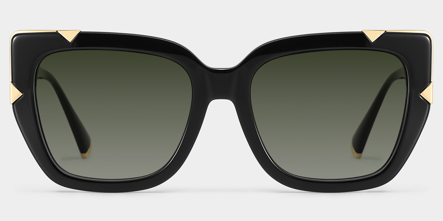 Dax Square Black Glasses
