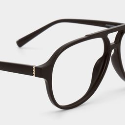 Drew Dark Brown Aviator Glasses5