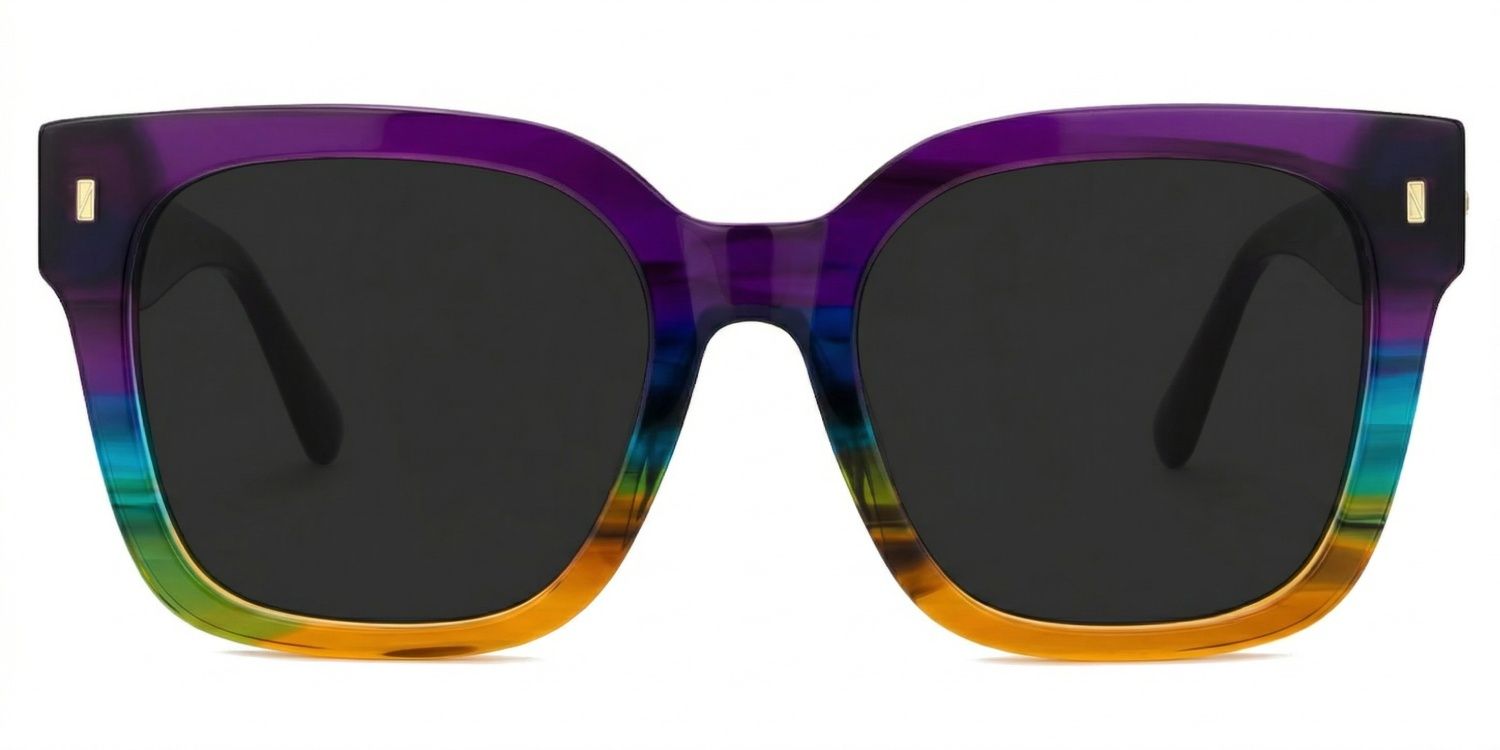 Scicluna Square Multicolor Prescription Sunglasses | ZEELOOL0