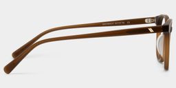 Allison Matte Brown Round Glasses3