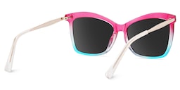 Isaebella Butterfly Pink Blue Sunglasses4