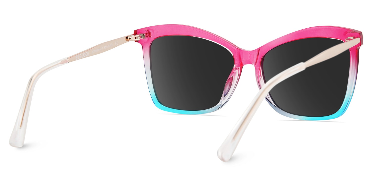 Isaebella Butterfly Pink Blue Sunglasses4
