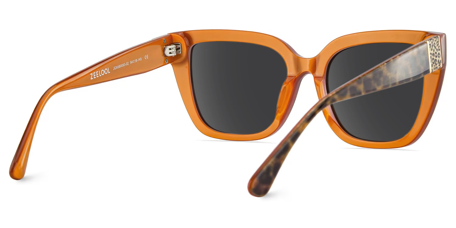☆Je・・・☆ Square Frame Leopard Glasses on Sale