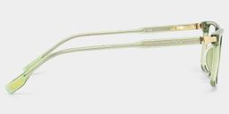 Cyrus Rectangle Green Glasses4
