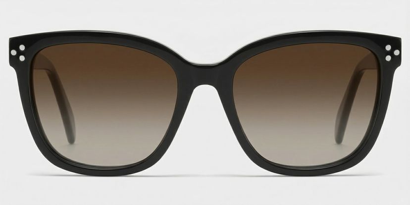 Scarlett Square Black Glasses