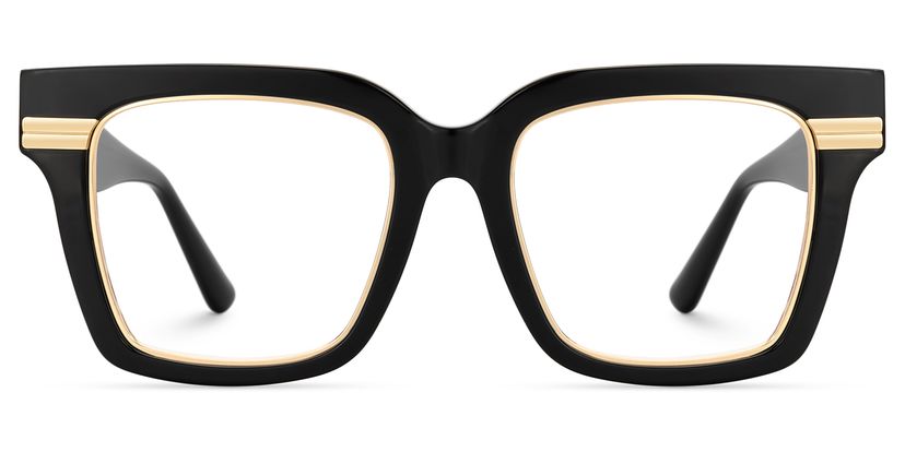 Taylor Square Black Glasses