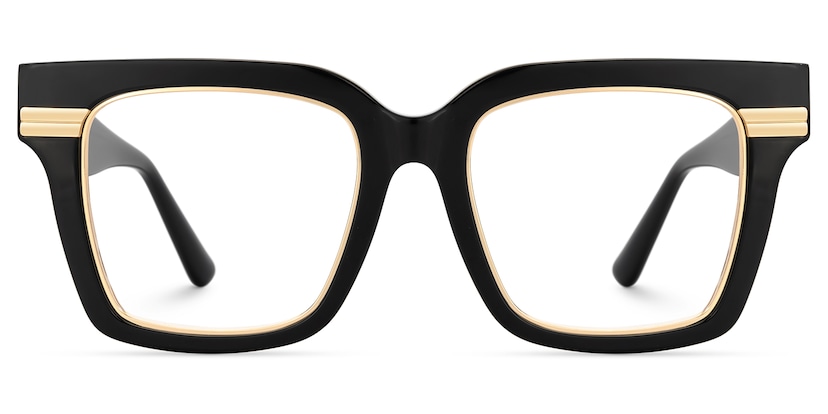 Taylor Square Black Glasses