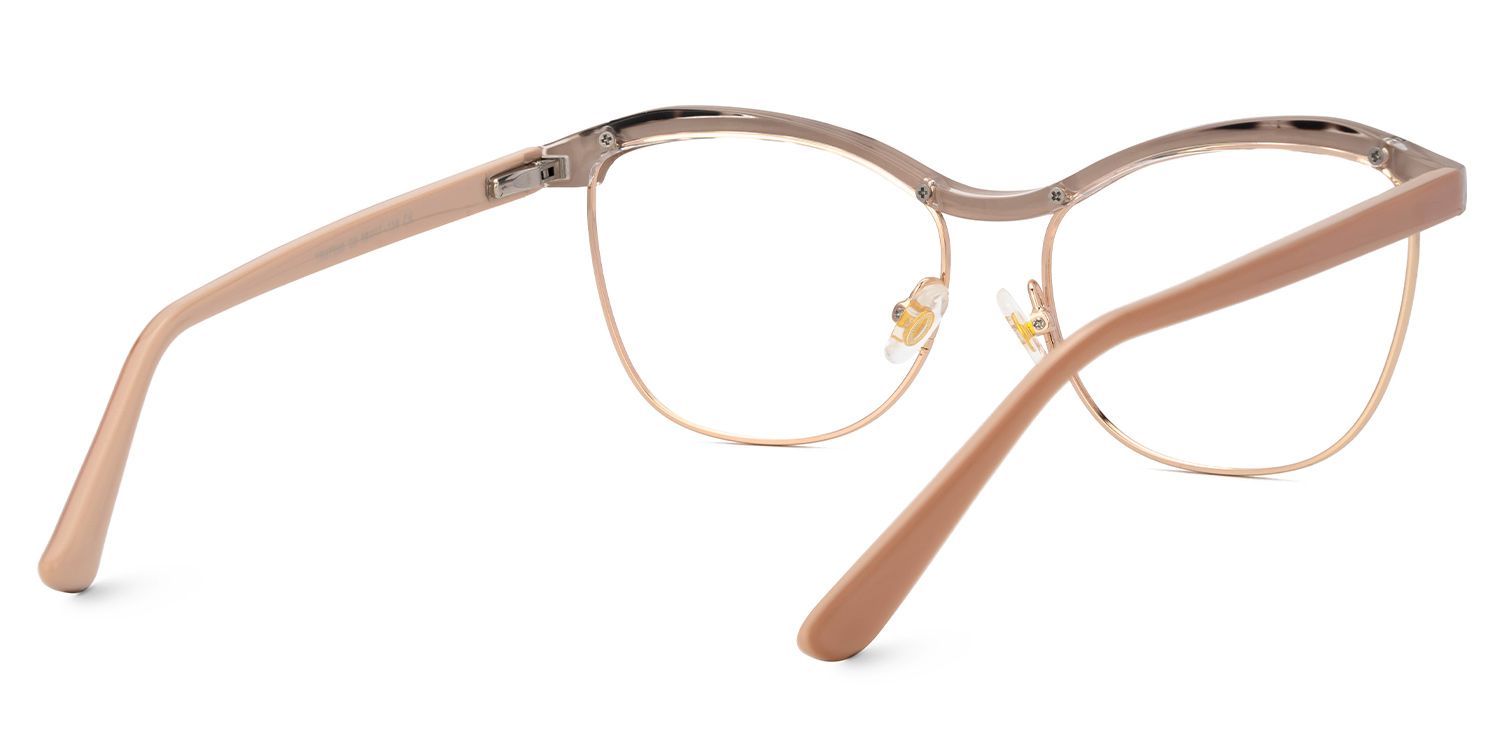 Women Browline Coumba Pink Glasses | Zeelool3