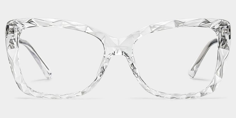Edna Cateye Clear Glasses