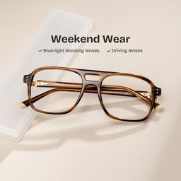 Athena Aviator Brown Glasses2