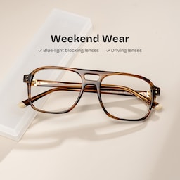 Athena Aviator Brown Glasses2