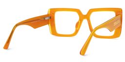 Parris Rectangle Mustard Yellow Glasses3