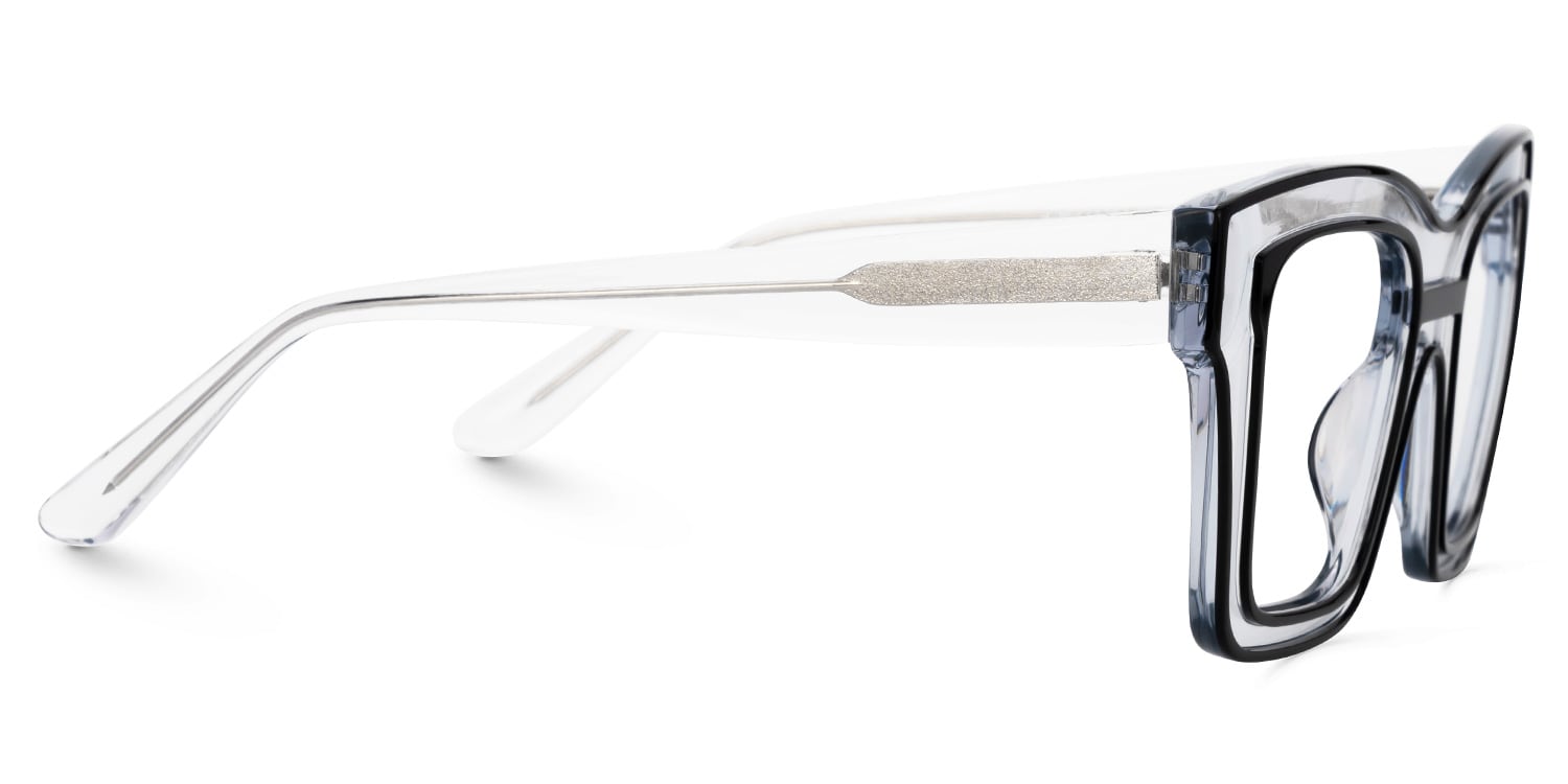 Legette Square Black Glasses2