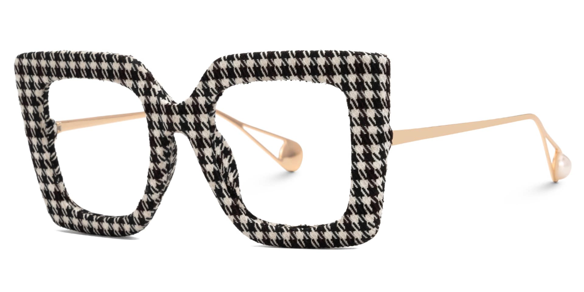 Latanya Two-Tone Eyeglasses with Square Shape | Zeelool Optical1